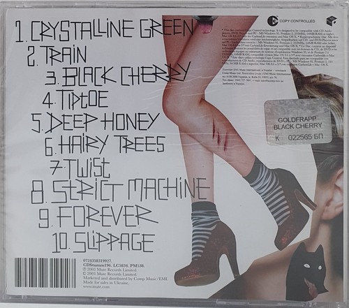 GOLDFRAPP - BLACK CHERRY (OFFICIAL UKRAINIAN RELEASE) CD New, sealed - Picture 2 of 2