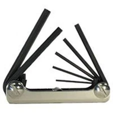 NEW EKLIND 21171 7 PC FOLD UP METRIC ALLEN HEX KEY WRENCH SET USA MADE 6782320