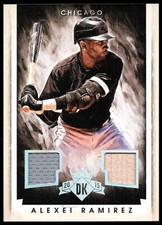 2015 Diamond Kings #8 ALEXEI RAMIREZ Silver Dual Game-Worn Relic Insert #82/99