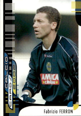 card footballers cards football 2002 panini # 120 Verona Ferron