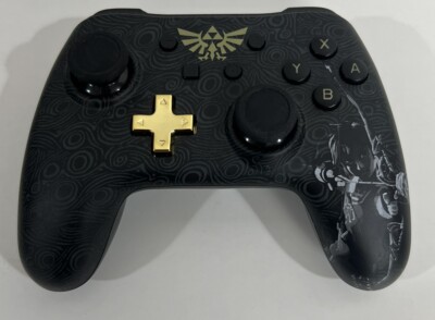 Nintendo Switch Wired Pro Controller Legend of Zelda Triforce (no Cable)