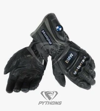 BMW Motorrad Motorcycle Motorbike Racing Leather Gloves BMW Motorrad Race Gants