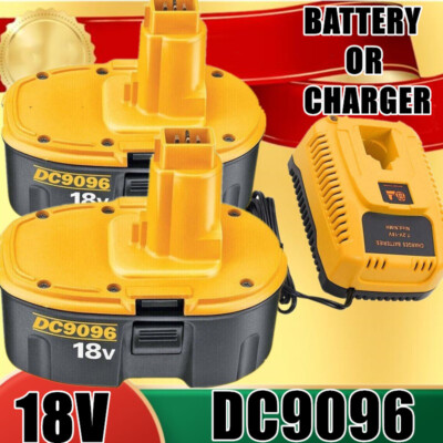 Ni-MH 18V DC9098 DC9096 Replacement Battery For Dewalt XRP