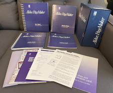 Vintage Aldus PageMaker 3.0 For Apple Macintosh-Manuals Only-No Disks 1987