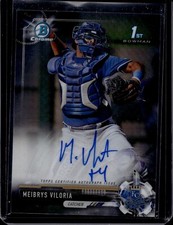 2017 Bowman Chrome Prospect Autographs Meibrys Viloria