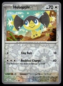 HELIOPTILE [FOIL] - 154/191 - SURGING SPARKS SSP EN POKEMON REVERSE - NM