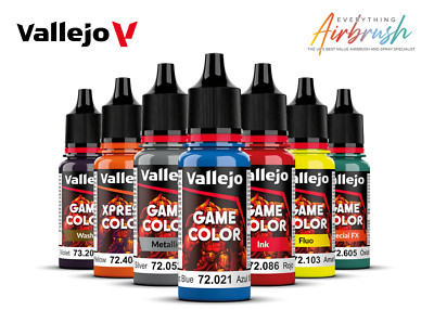 AV Vallejo | Game Color Xpress Colors | Full Range | New Formula (18ml Flaschen)