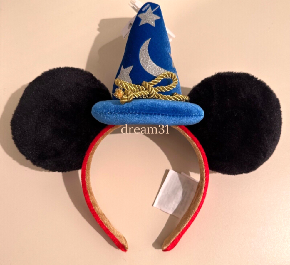Disney Parks Fantasia Sorcerer Mickey Minnie Mouse Ears 
