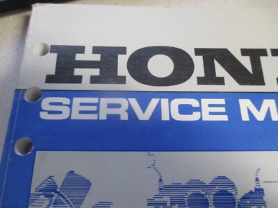 Honda Factory Service Manual NightHawk 1991 CB750 CB 750 61MW301