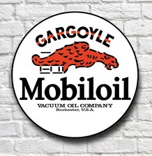 MOBILOIL GARGOYLE WANDSCHILD PLAKETTE OLDTIMER BENZIN & &Ouml;L OLDTIMER MOTOR