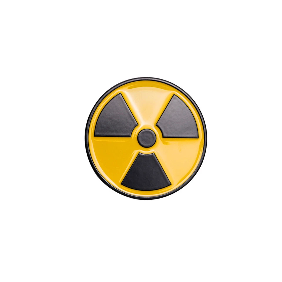 Radioactive Biohazard Nuclear Radiation Symbol Car Truck Motorcycle Body Emblem - Image 2 of 4