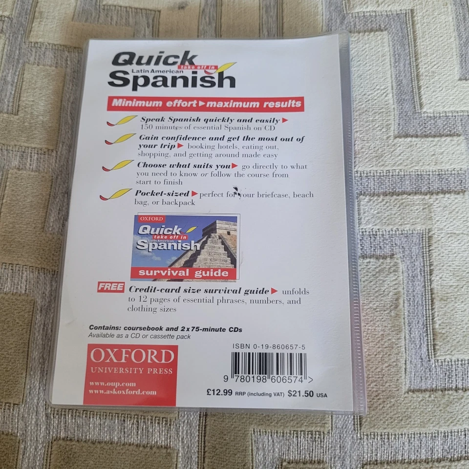 Quick Spanish Latin America Oxford University Press Book And 2 Cd's - Image 3 of 4