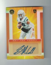 GRAYSON McCALL 2021 Super Glow 1st Ever ORANGE REFRACTOR AUTO #65/100