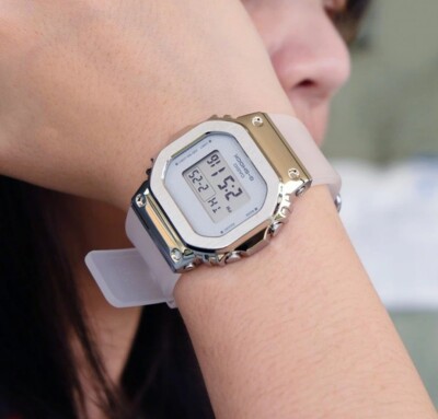 Casio G-Shock GM-S5600SK-7D Digital Metal Semi-Transparent Ladies
