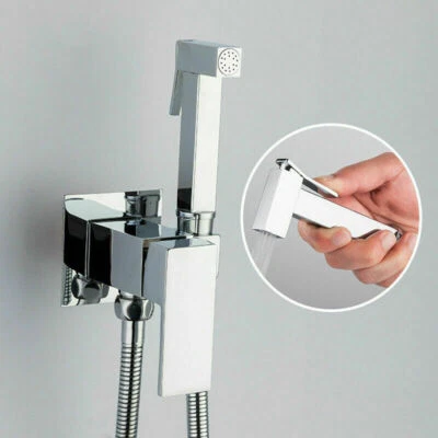 ROZIN Miscelatore bidet wc pulito spruzzatore palmare doccia bagno cromato ottone