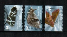 FINLAND Scott's 1314a-c ( 3v ) Moths F/VF Used ( 2008 ) #1