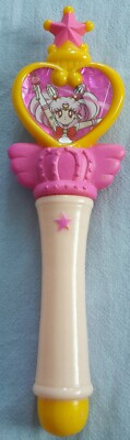 1x Sailor Chibi Moon S Pink Moon Stick Wand Rod Yutaka x Hearty Robin Chibimoon