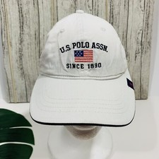 U.S. Polo Assn. White One Size Adjustable Hat Children  s Kids