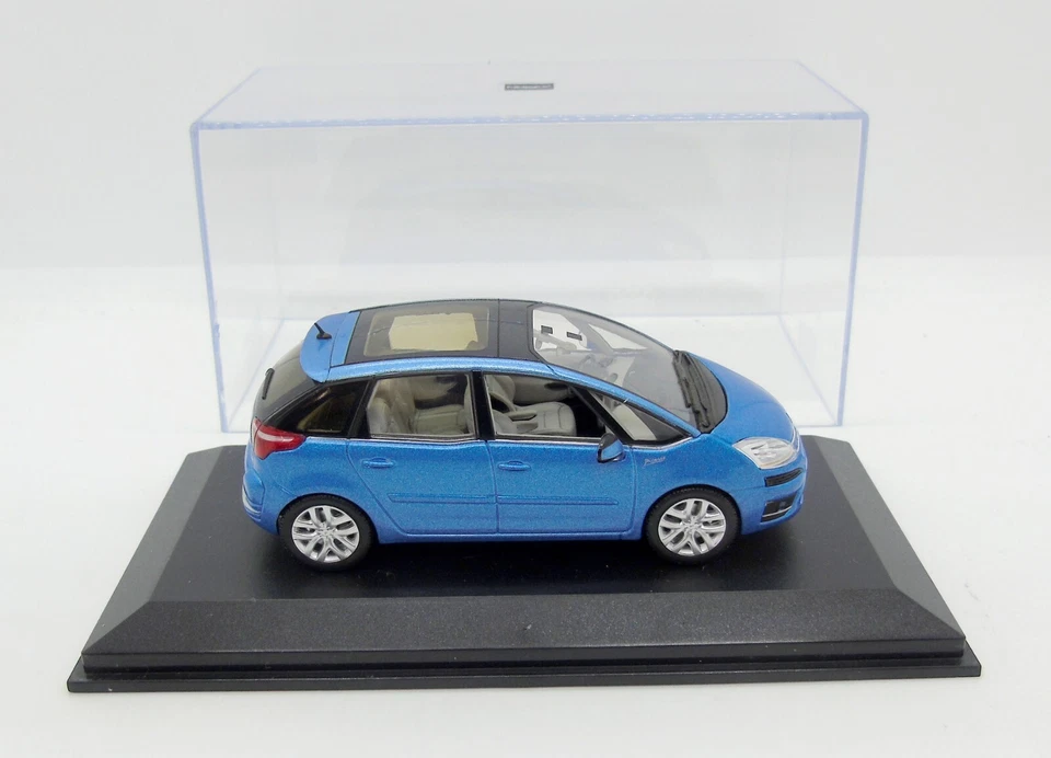 GC3707 NOREV / CITROEN PICASSO II PHASE I AMBIANCE 2006/2010 BLEU METAL 1/43 - Photo 4/4