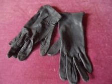 Bw Bundeswehr  Lederhandschuhe Handschuhe Grau Gr.8,5 ungefüttert