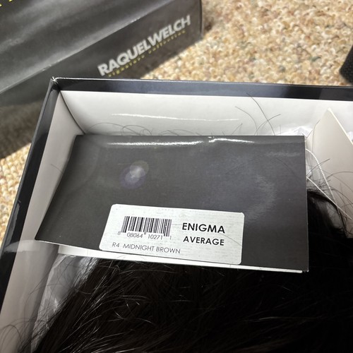 NWT Raquel Welch Enigma Brown Hairpiece In Midnight Brown Average - R4 - Picture 2 of 10