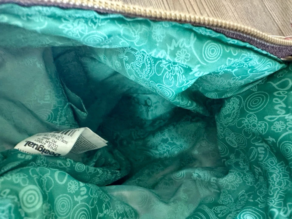 Desigual Cartera Bolso Bandolera Viaje Bolso sin asas Bolso bordado Foto 3 de 4