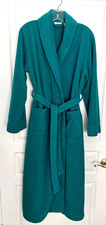 L.L. Bean Women's Winter Fleece Robe - Long- WrapFront - Teal - S Petite. LN