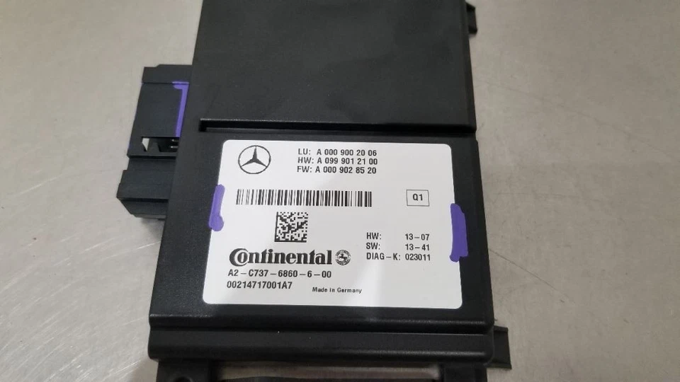 14 MERCEDES BENZ E63 AMG W212 DISTANCE RADAR CONTROL MODULE 0009002006 - Image 3 of 4