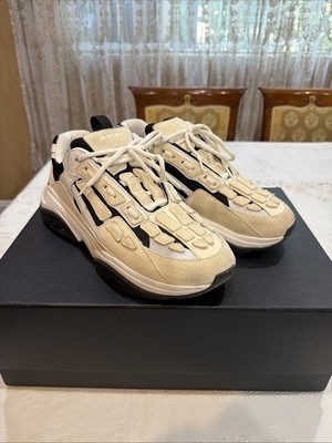 Amiri Skeleton Bone Runer Sneakers White/Black Size US 10 / EU 43 With Box 