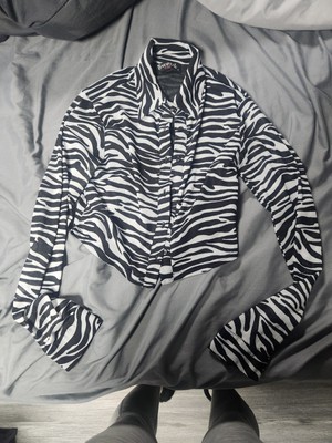 Zebra Crop Top