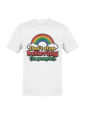 Rainbow ''Don't Stop Believing Men's T-shirt