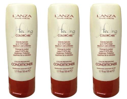 L'ANZA Healing ColorCare Color-Preserving Conditioner 1.7 fl oz each (Pack of 3)