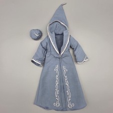 ROBE 2023 HARRY POTTER ALBUS DUMBLEDORE BLUE SILVER HOODED ROBE HAT