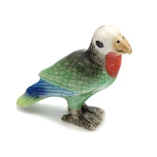 Little Critterz Parrot "Christopher" Handcrafted - Miniature Porcelain Figurine