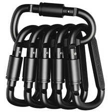 Carabiner Clip Set – Aluminium Keychain Camping Hook