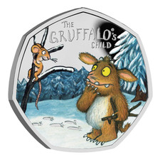2024 Great Britain The Gruffalo's Child 8g 925 Silver Proof Colour Coin