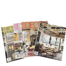 Elle Decor Magazine 2013,2014,2015 - Lot of 4