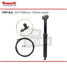 TranzX YSP18JL 30.9 Dropper Post Seatpost 400mm length 120mm travel Remote Lever