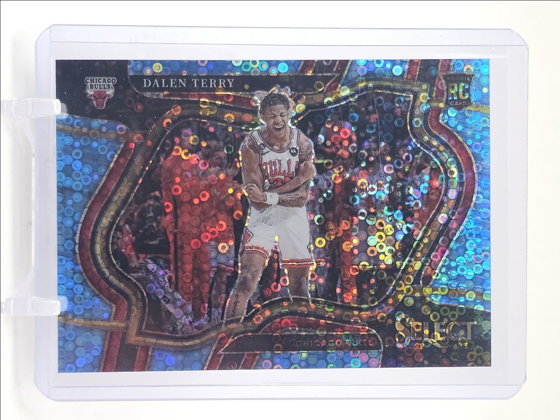 DALEN TERRY 2022-23 SELECT COURTSIDE ROOKIE LIGHT BLUE DISCO RC /99 Q4094