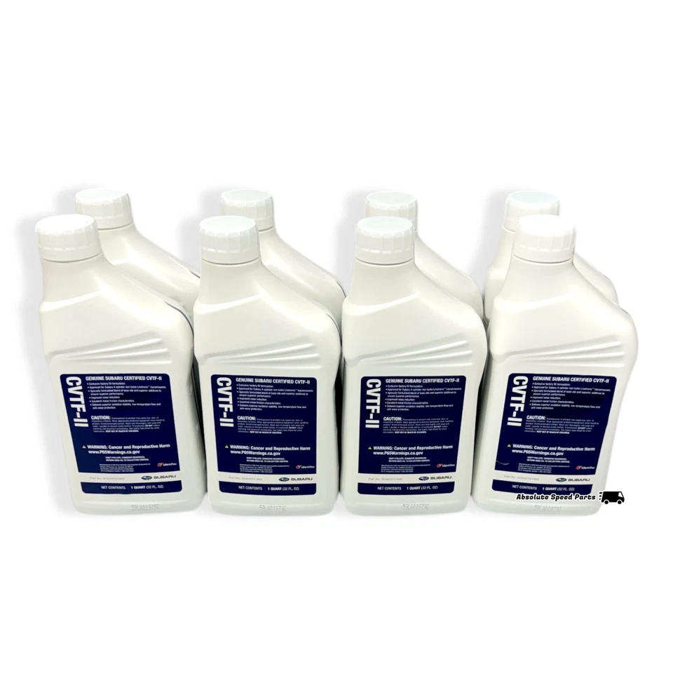 Líquido de transmisión CVT genuino OEM Subaru CVTF-II - 8 cuartos de galón - SOA427V1660 Foto 2 de 3