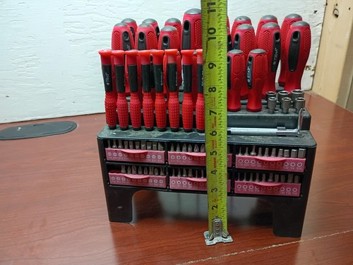 100-teiliges Profi Schraubendreher Set | Multifunktionale Reparaturwerkzeuge mit Ständer - Bild 14 von 17