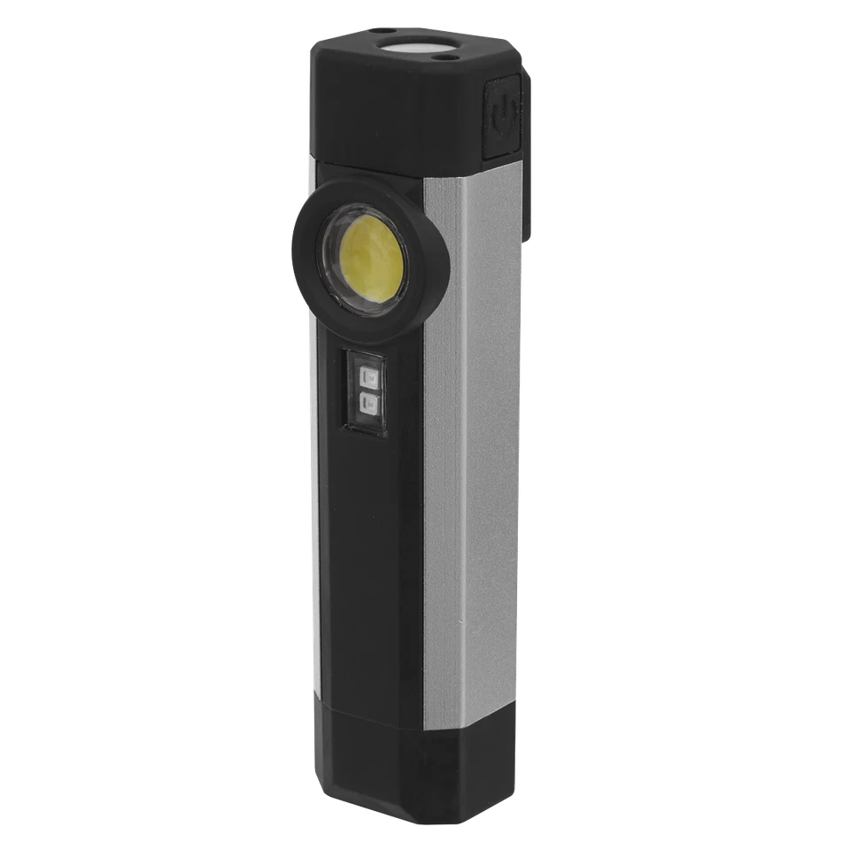 Sealey LED220UV 3W COB + 1 SMD UV Rechargeable Alum Pocket Light 3.7V 2200mAh - Image 2 of 4