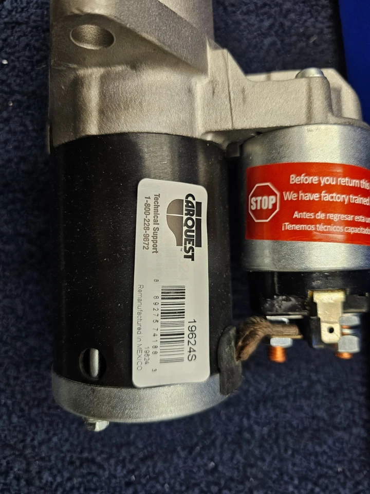 Motor de arranque 19624S compatible con 08-15 Smart Fortwo 1,0 L-L3 *REMAN Foto 3 de 4