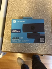 JLAB JBUDS CAM WJBCAMRBLK124, USB Webcam-2k/1080P HD-two Microphones-BLK-NEW