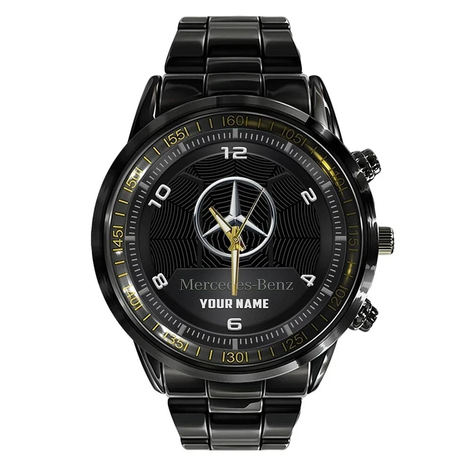Mer cedes Benz Stainless Steel Watch-personalize name - Image 3 of 4