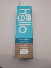 New In Box Hello Peppermint Toothpaste 4.7.oz