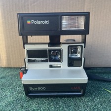 Vintage Polaroid Sun 600 LMS Land Camera Instant Film With Strap