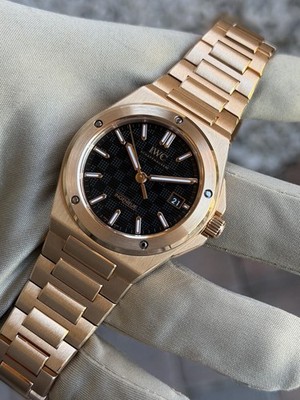 IWC Ingenieur Black Dial Watch IW328702 Automatic 40mm 18K GOLD 2026