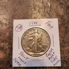 1941 Walking Liberty Silver Half Dollar in Fine to  VF condition!