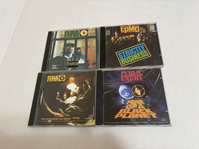 X4 cd lot Public Enemy-- Yo Bum Rush The Show & EPMD-- Strictly Business